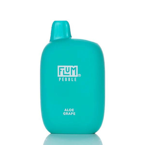 Flum Pebble Aloe Grape: A vibrant, disposable vape device featuring a sleek design inspired by its aloe grape flavor. Enjoy a refreshing, fruity experience in a compact, easy-to-use form. A perfect companion for on-the-go vaping! 🍇🌿